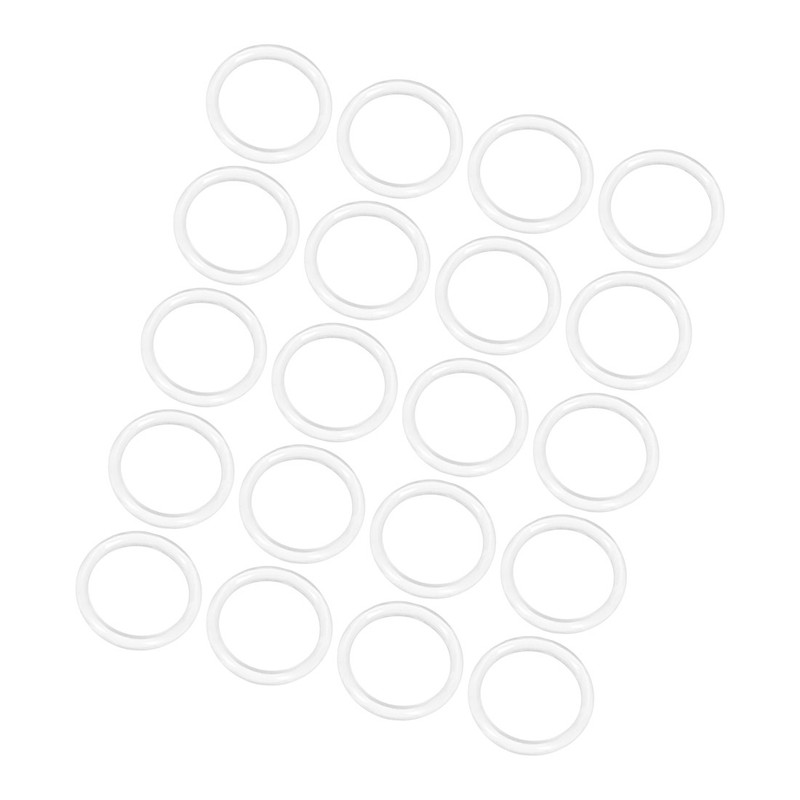 Silicone O-Rings Rubber Gaskets Seal Ring – 20 Packs – 14mm ID x 18mm OD x 2mm H