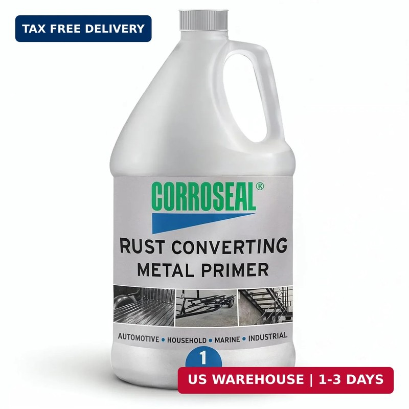 Corroseal Rust Converter & Metal Primer – Stops & Prevents Corrosion on Metal, P