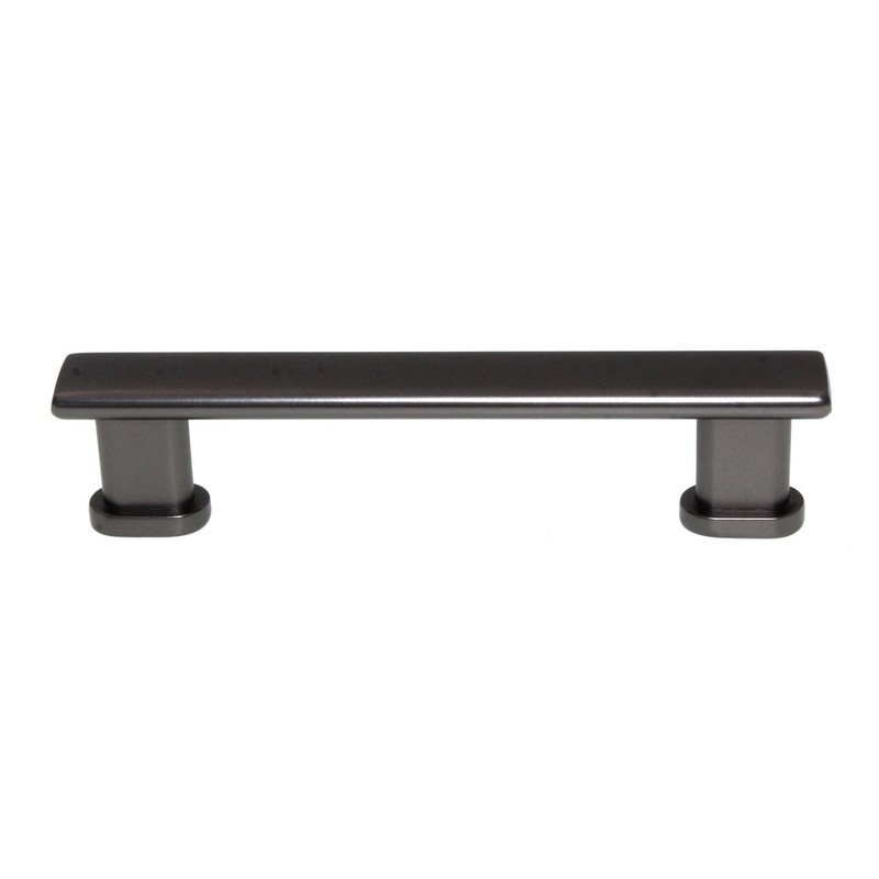 Pride Manhattan Square Cabinet Bar Pull 6 1/4″ (160mm) Ctr Dark Pewter P92928-DP