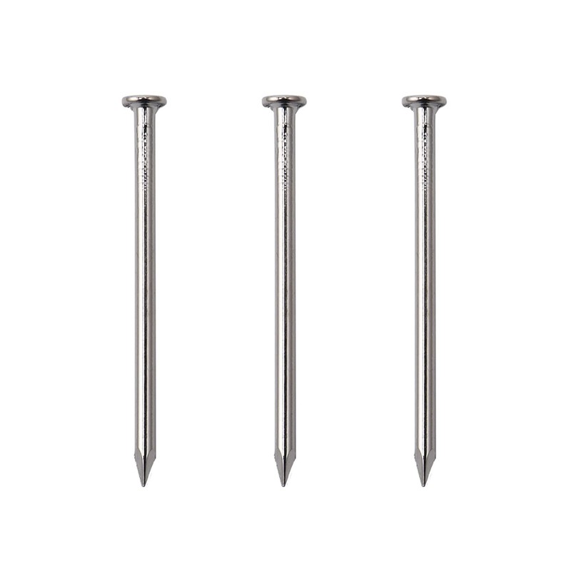 Nickel Plated Hanging Nails - 240 Count, 1-1/2 Inch Durable Fasteners gallery
