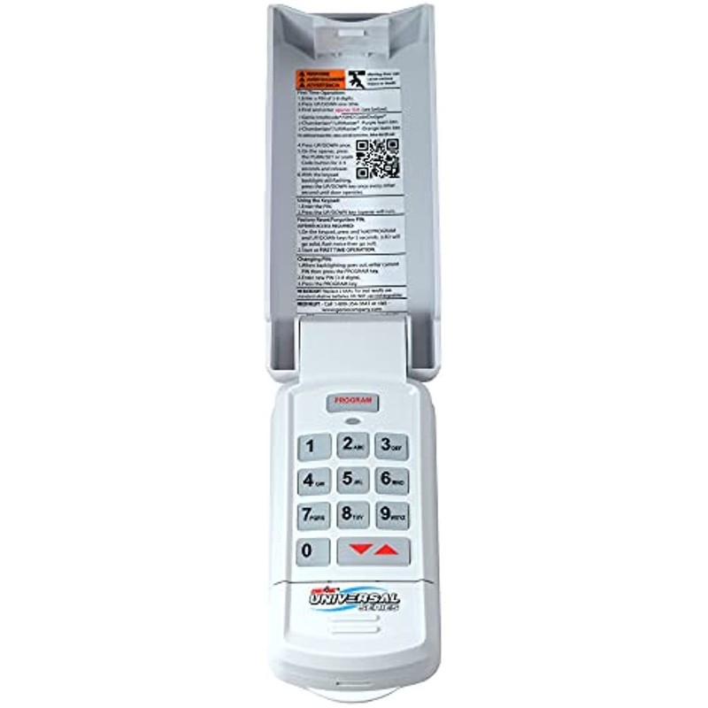 Genie GUK-R Wireless Universal Garage Door Opener Keypad, Compatible with