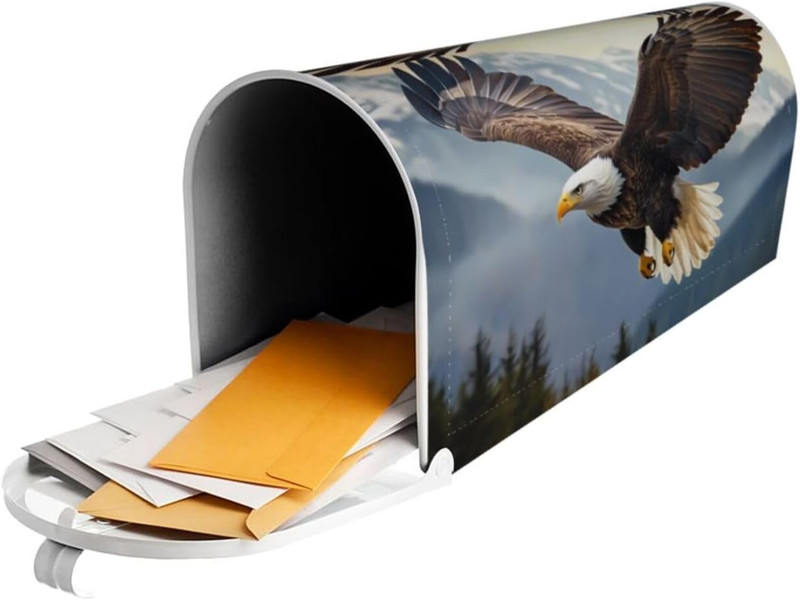 Eagle Waterproof Mailbox Cover – Oxford Fabric Mailbox Protector with Magnetic S gallery