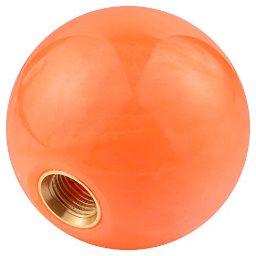 Orange2 Orange 6 Speed Shift Ball Racing Knob Car Gear Lever Stick Handle gallery