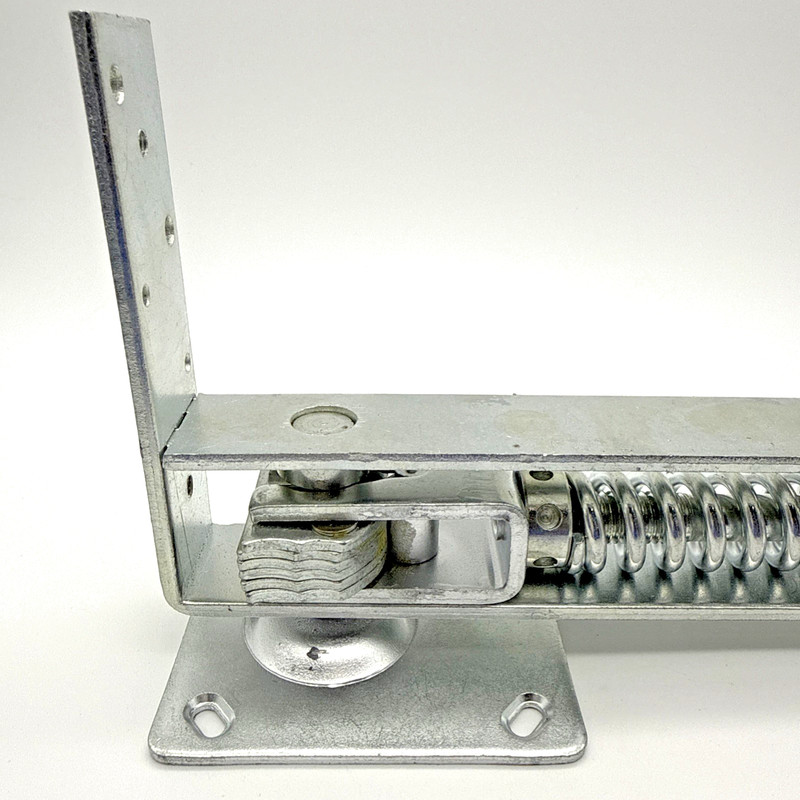 Self-Closing Double Action Spring Hinge for Wood Doors, Max 100Lb NO SCREWS gallery