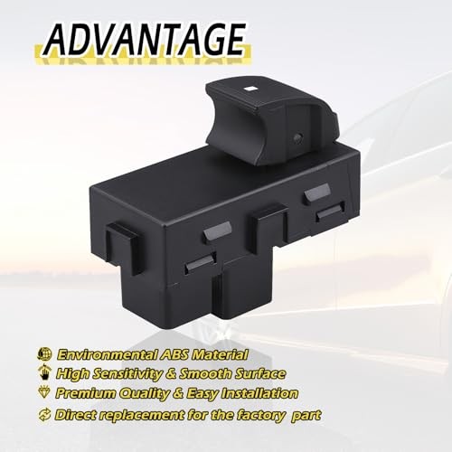 2 Pcs Passenger Power Window Switch Control Button, Fit for 2008-2011 Chevy gallery