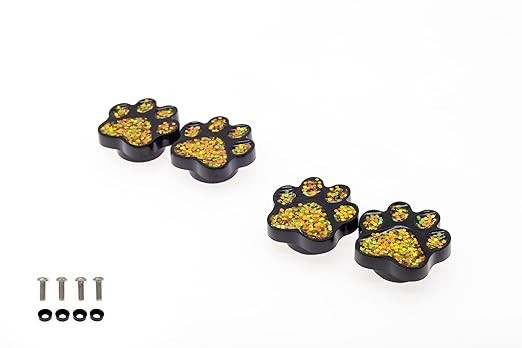 Multiple Use Shining Screw Cap, Golden Paw Pattern with M6 M Color: Golden Paw gallery