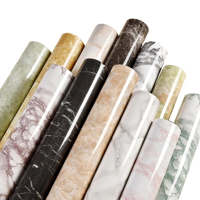 Marble Contact Paper Self Adhesive Peel & Stick Wallpaper PVC Kitchen Viny Film