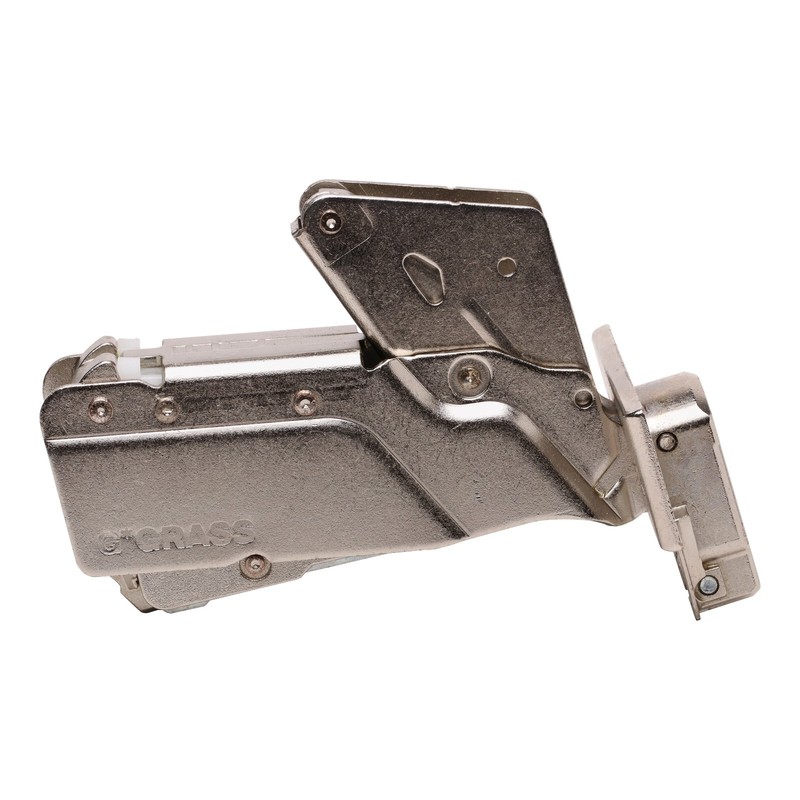 Grass Tiomos Full Overlay Self Closing Screw-on Cabinet Hinge, Nickel-Plated gallery