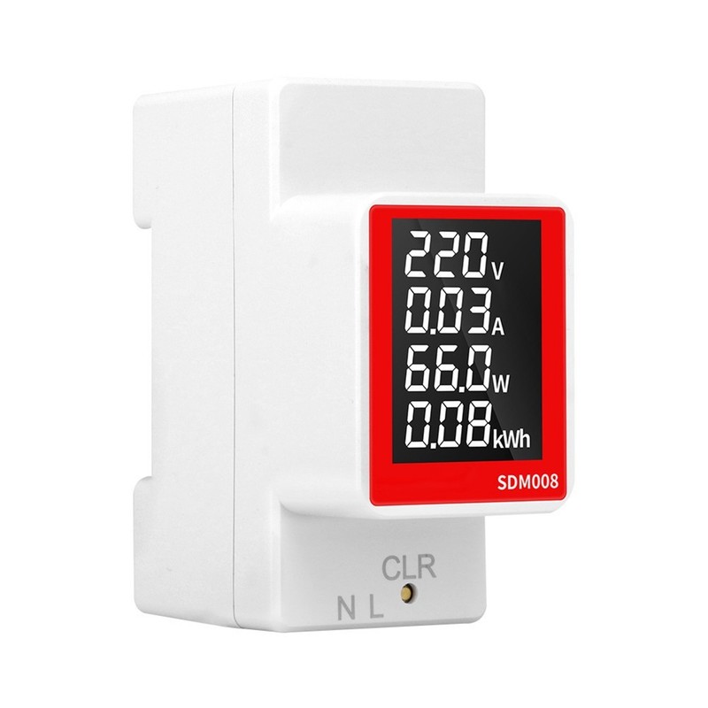 Digital Meter for Measuring AC Voltage and Current with Reset Functionality