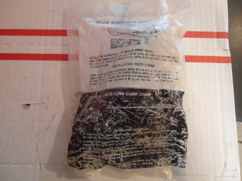Storm Door Chain and Spring kit