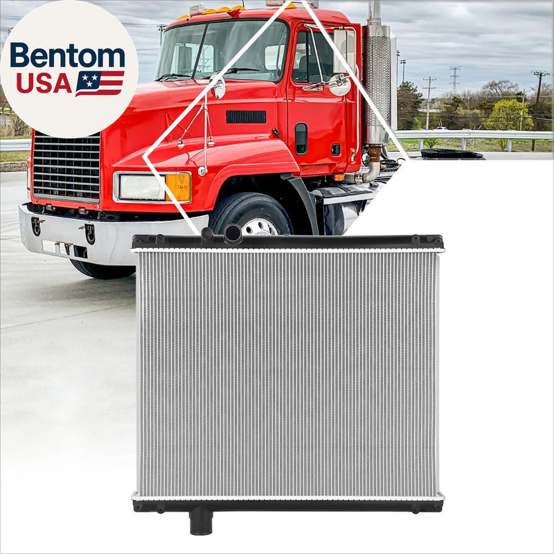 2-Row Aluminum Core Cooling Radiator Compatible with 87-08 Mack RB MH DM CV CH R gallery