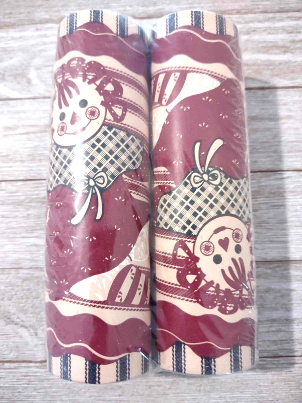 Glenna Jean Two- 5 Yd. Pre-Pasted Raggedy Ann & Andy Wall Border Rolls