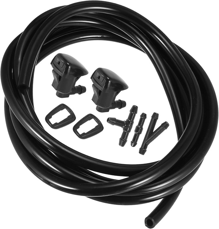 8pcs Front Windshield Wiper Nozzles Jet Kit for 2008-2012 Malibu, 2007-2009 Aura