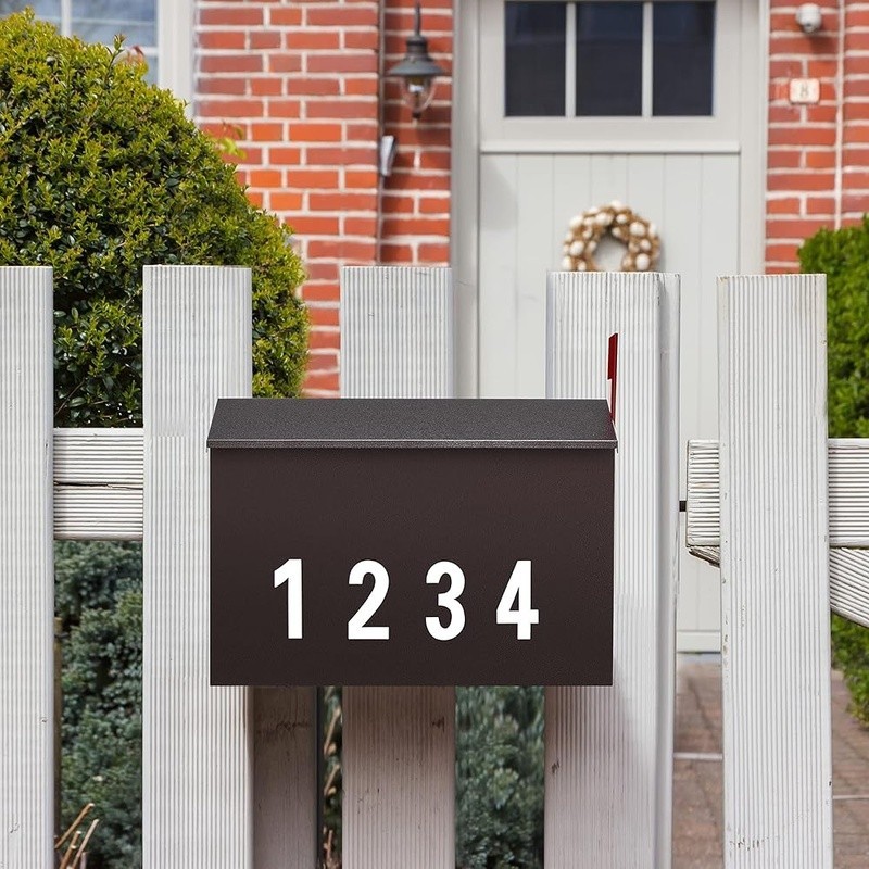 Durable Wall Mount Mailbox W/ Lockable Design Large Capacity Easy Installation gallery