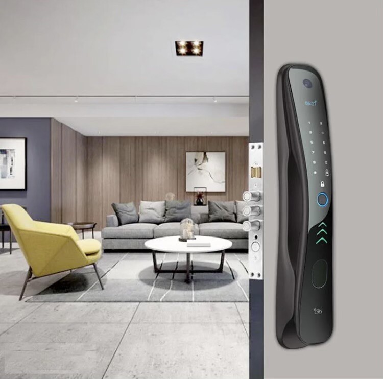 Smart Door Lock Automatic Fingerprint With Surveillance Camera Wifi Wireless gallery