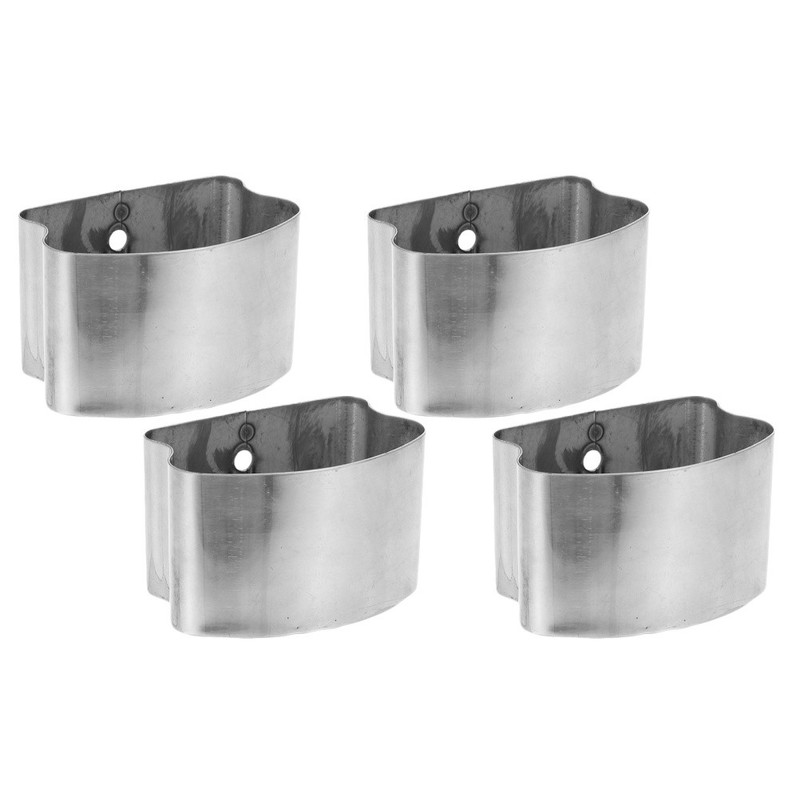 4 Pcs Hand Railing Accessories Stair End Caps Handrail Cover Fittings