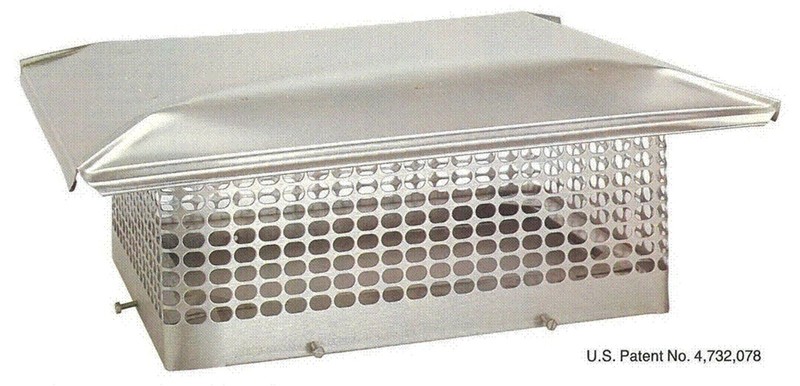 FOREVER® Stainless Steel Single Bolt On Chimney Caps 5/8″ Mesh