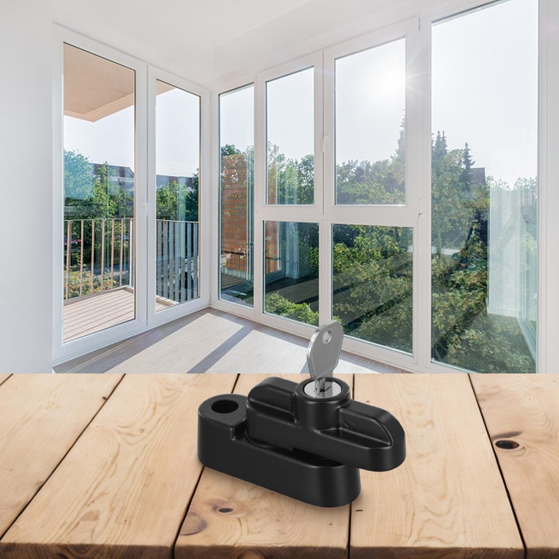 Window Locks With Key Spacer UPVC Timber Composite Door Window Restrictor gallery