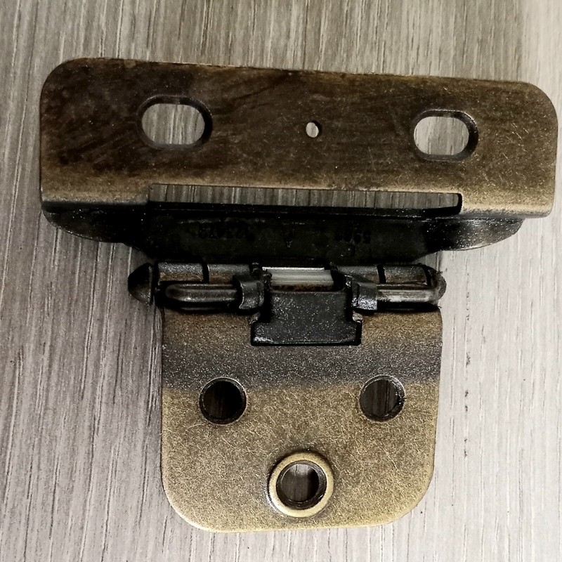 Lot Of 35 Oiled Brass Partial Wrap In 1/2″ Overlay