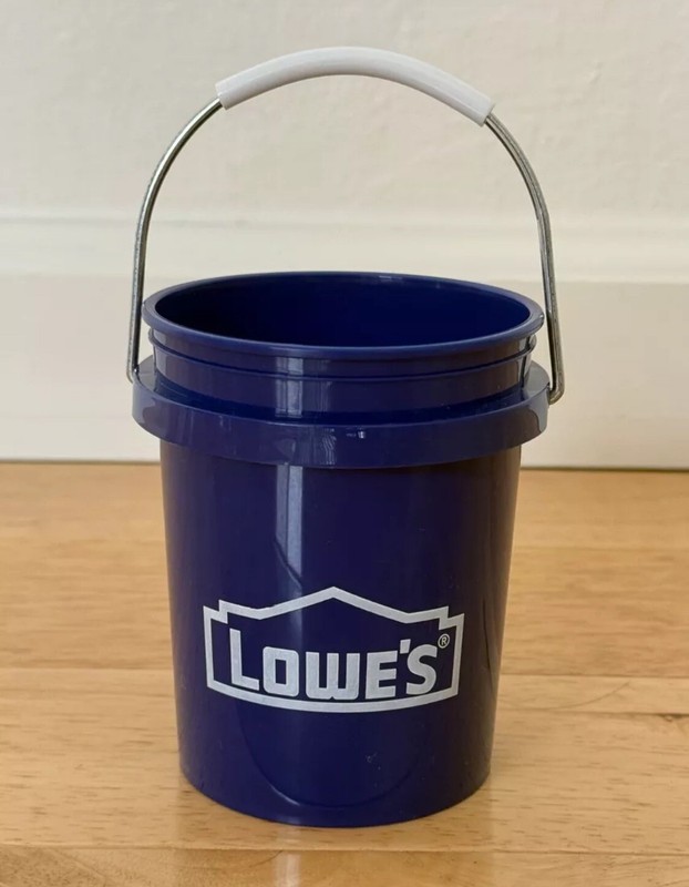 Lowe’s Mini Bucket 0.5-Quart BPA-Free Polypropylene Paint Bucket, seen on TikTok