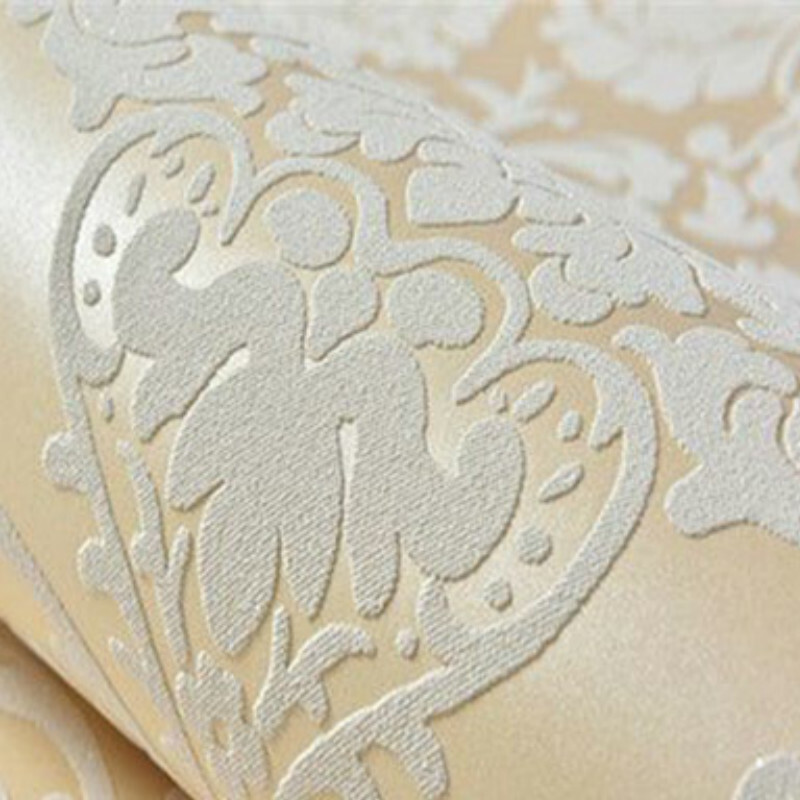 Retro 3D Embossed Wall Sticker Floral Wallpaper Self-Adhesive Waterproof Decor