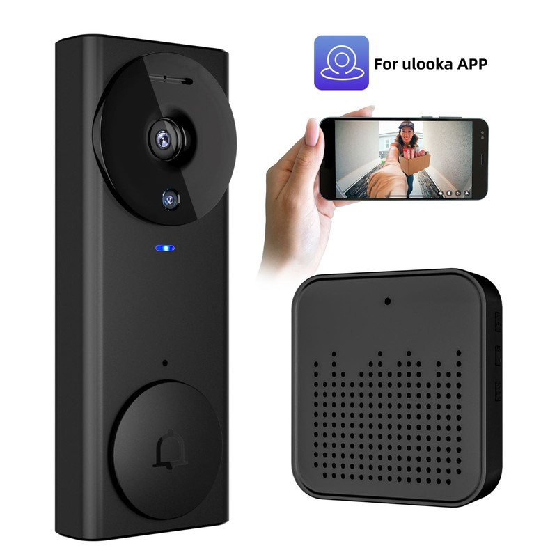 Smart Wireless Doorbell Intercom Video Camera Door Ring Bell For ULooka APP gallery