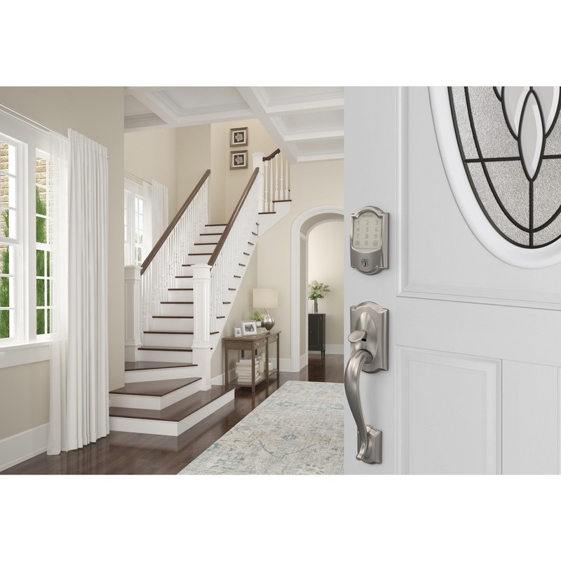 Schlage Encode Smart WiFi Deadbolt Lock for Front Door - Keyless Entry with ... gallery