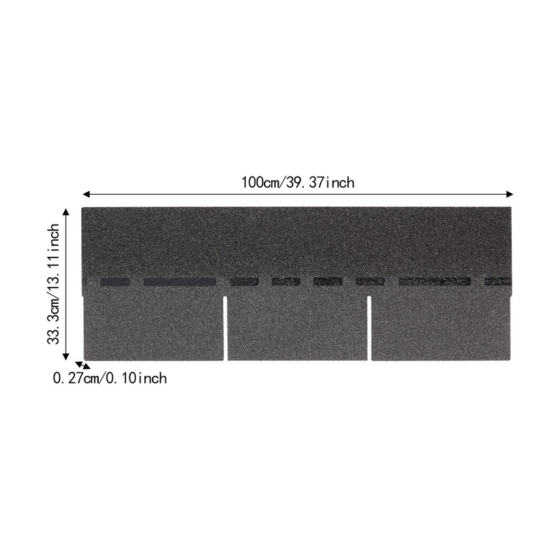 21 Piece Set Building Roofing Shingles Grey L×W 100 × 33.3 cm Roofing Shingle