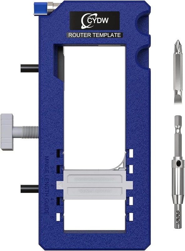 Door Hinge Jig, Door Hinge Router Template,Door Hinge Mortiser, Hinge Installati