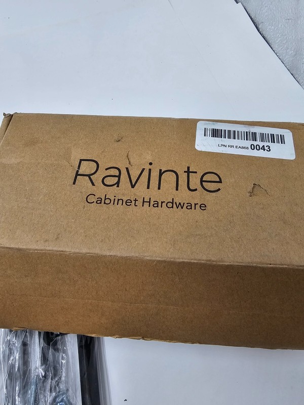 Box of 10 Ravinte Solid 3” Kitchen Square Cabinet Handle Matte Black Hardware gallery