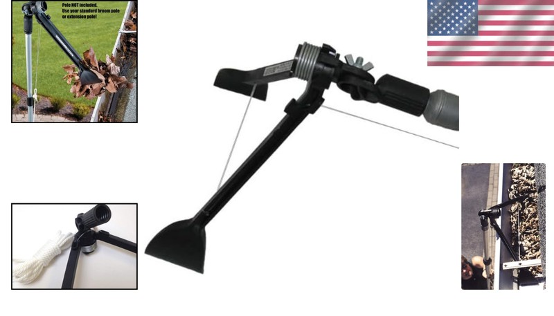 Gutter Cleaning Tool - Lightweight, Safe for 2-Story Homes, No Ladder Needed gallery