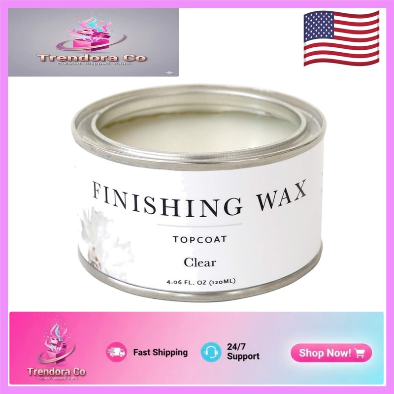 Versatile 120ml Finishing Wax – Non-Hazardous Topcoat for Interior Projects