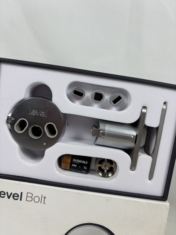 Level Bolt C-D11U A3 Keyless Entry Bluetooth Smart Lock Deadbolt, Satin Chrome gallery