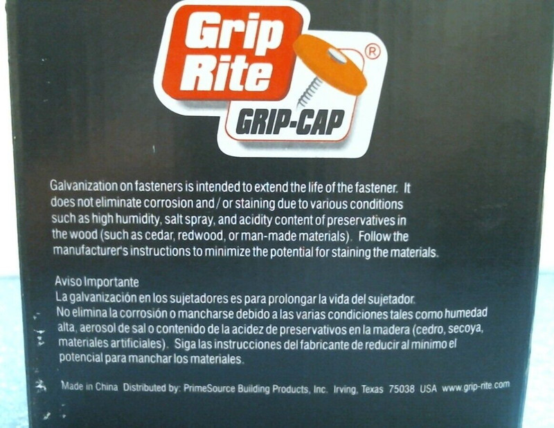 Grip Rite EG Round Plastic Cap Roofing Nails 3" 1lb. (3PRCAP1) FS gallery