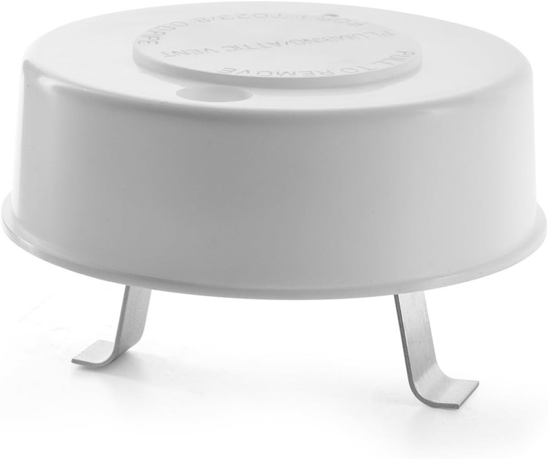 40034 RV Roof Vent Cap with Spring Tension Attachment Fits Up to 2″ Plumbing
