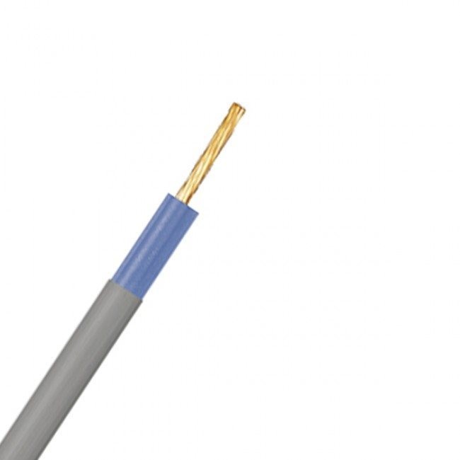 Zexum 25mm Blue Cable Meter Tips 6181Y Round PVC/PVC for Home Units