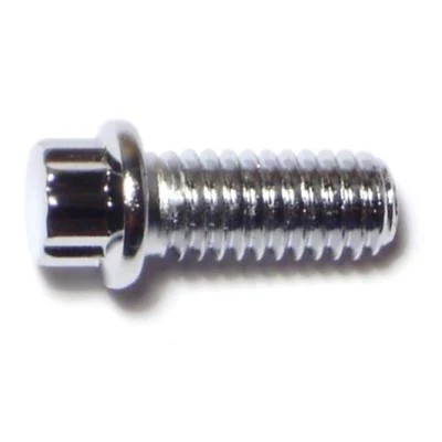 5/16″-18 x 3/4″ Chrome Flange Head 12-Point Cap Screws (10 pcs.)
