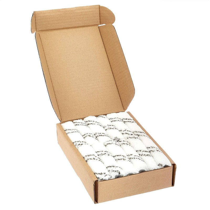 Shed-Resistant 4-Inch Microfiber Roller Covers - 24 Pack for Smooth Surfaces gallery