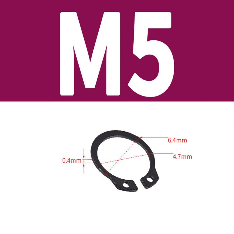 External Circlips Retaining Rings Snap CirClip Sizes: 5mm – 150mm DIN 471