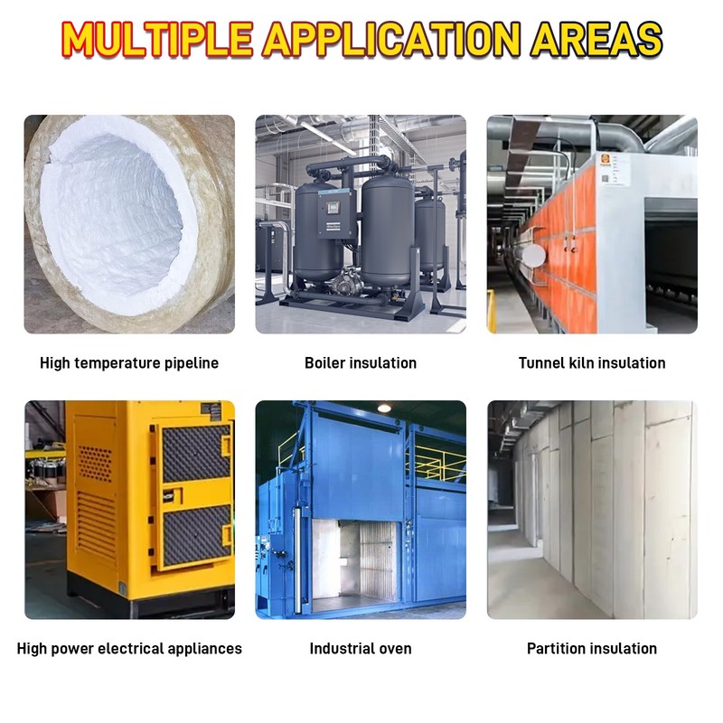 10mm High-Temperature 2500℉ Ceramic Fiber Insulation Blanket For Glass Blowing gallery