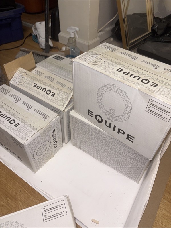 Equipe #23960 Splendours White Ceramic Wall Tile - 3in.x12in Roughly. (42pcbox) gallery