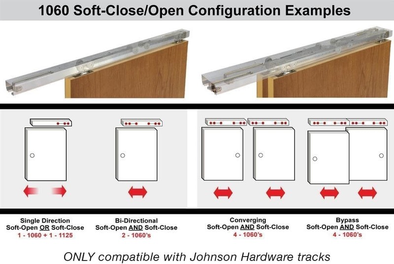 Multi-Color Soft Close Hanger – Standard Kit for Doors up to 200lbs, Made in USA gallery