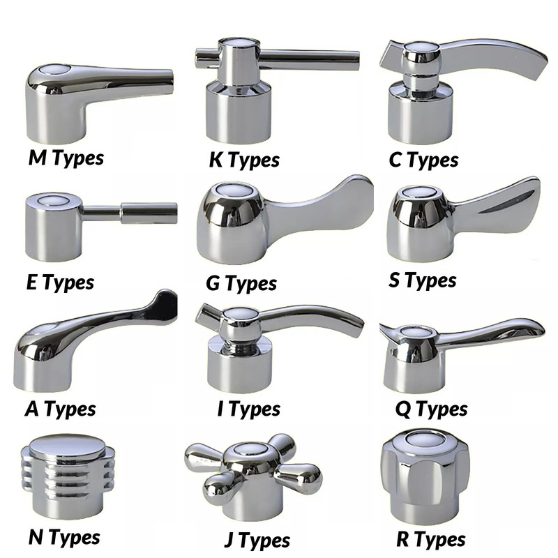 Kitchen Bathroom Sink Faucet Switch Replacement Tap Handles 21 Style available gallery