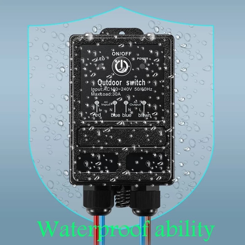 Waterproof Remote Control Relay Switch 328ft Long Range Wireless Remote Switc... gallery