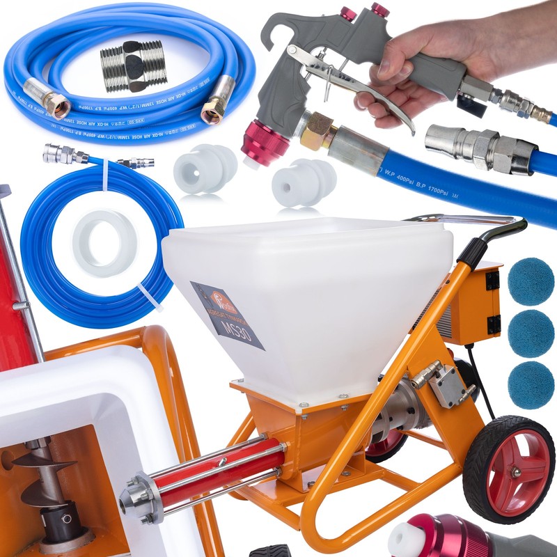 MaxStream30 Plastering Machine – 3000W | 16L/min | 50L for Plasters