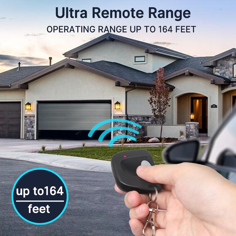 2 for 300 MHz Multicode Linear Garage Door Gate Opener Remote Control with 10... gallery