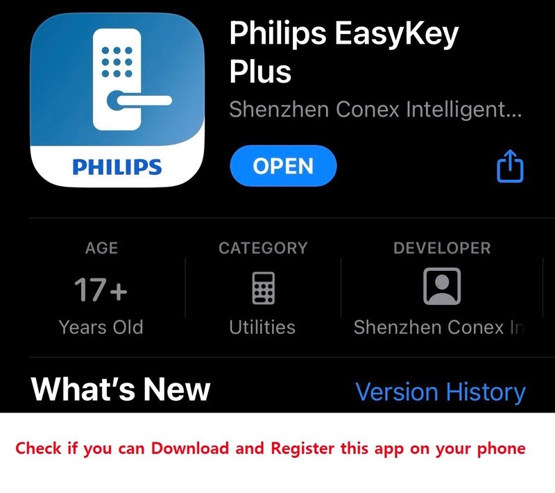 PHILIPS EasyKey [DDL702-8HW] Smart Digital 3D Facial Recognition WiFi Door Lock gallery