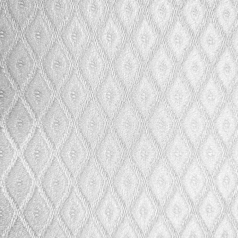 Embossed Off grayish white small diamonds textured lines Victorian Wallpaper 3D gallery