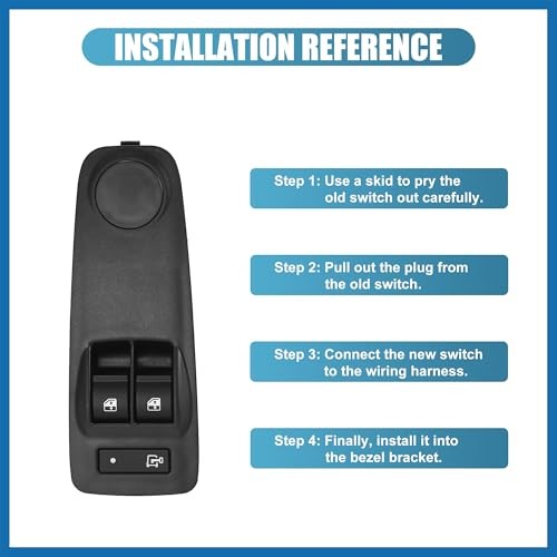 Front Driver Side Power Window Switch No.1ZP75JXWAC with Tool Window Control gallery