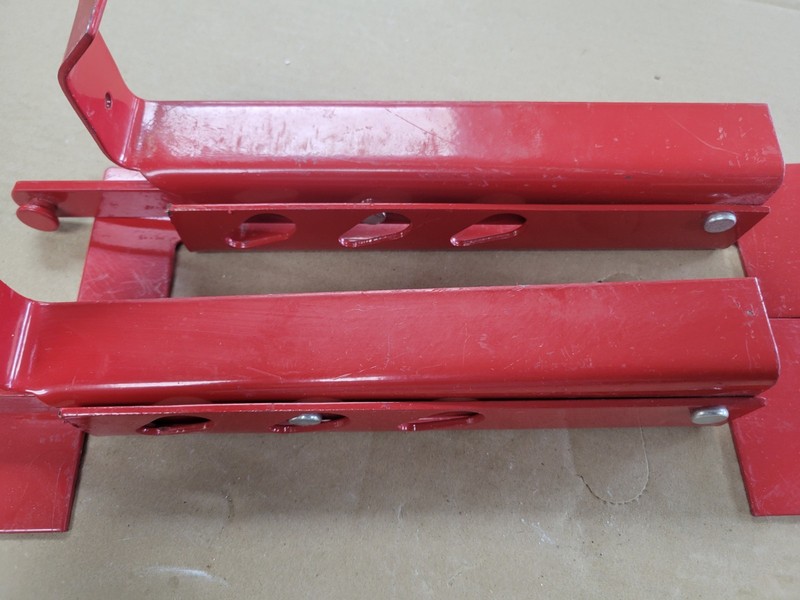 (QTY 2) Qualcraft 2500 10-Inch Adjustable Roofing Bracket Red gallery